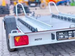 TEMARED Motorradanhänger MOTO 2 Premium Sperrholz Ungebremste Achse 750kg Bild 7