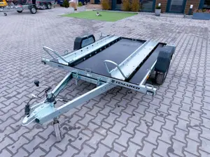 TEMARED Motorradanhänger MOTO 2 Premium Sperrholz Ungebremste Achse 750kg Bild 2