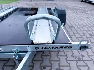 TEMARED Motorradanhänger MOTO 2 Premium Sperrholz Ungebremste Achse 750kg Bild 6
