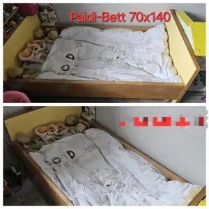 Paidi Kinderbett - 70x140 - vanillegelb - gebraucht