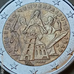 2 euro 2023 g paulskirchen verfassung deutschland 