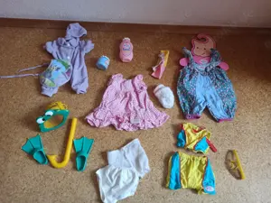 Baby Born Zapf Creation Bekleidung Zubehör Outfits Lätzchen Puppe Puppenkleidung