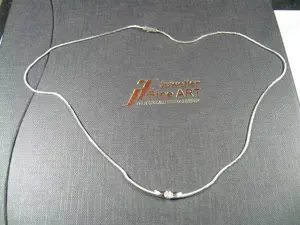 Collier - Kette 950 Platin mit Diamant 0,17 Carat Bild 7