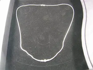 Collier - Kette 950 Platin mit Diamant 0,17 Carat Bild 6