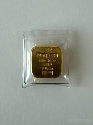 Degussa Gold Barren 1 oz 999,9 Feingold Quadratguss (2015)