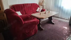 Wohnzimmer Sofa, Sessel, Tisch