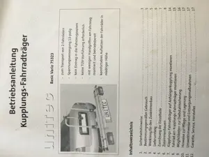 Gebrauchter Heckfahrradträger für Anhängerkupplung zu verkaufen! 