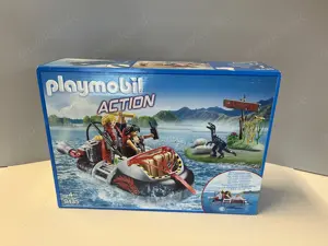 PLAYMOBIL 9435 Luftkissenboot mit Unterwassermotor   Action auf dem Wasser!
