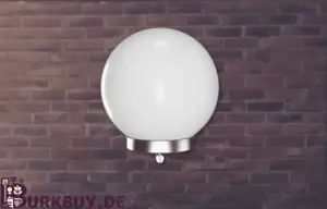 Garten-Wandleuchte aus Edelstahl