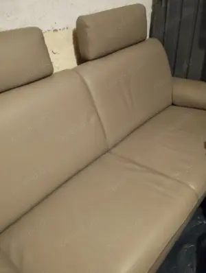 Ledercouch, Couch, Sofa, echtes Leder