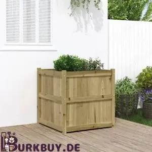 Pflanzkübel aus massiven Douglasien- Kiefernholz 70x70x70cm (5Farben)