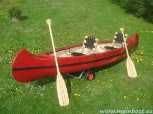 Kanu 2er Kanadier 420  in rot Neu ! Bild 7