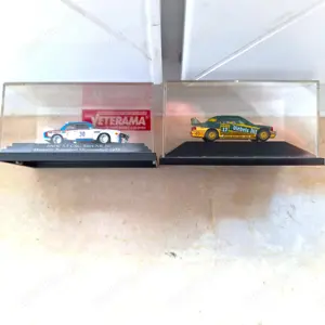 Herpa Busch 1:87 Modellautos--MB Diebels Alt und BMW 3.5 L Rennsportwagen