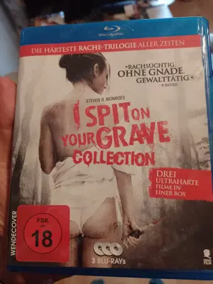 I spit in your grave Blu-Ray Film collection alle 3 Teile auf 3 Blu-rays