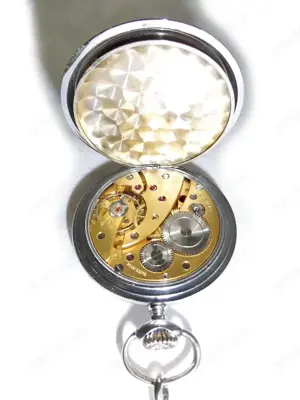 Seltene Taschenuhr von Elmas Watch Bild 5
