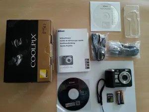 NIKON COOLPIX P50 8.1 MP schwarz neuw.+OVP+viele extras+Rechnung Bild 8