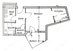  1,5 Zimmer Wohnung Göppingen Hochschule Esslingen EBK, Balkon, TG, Keller, Hausmeisterservice Bild 6