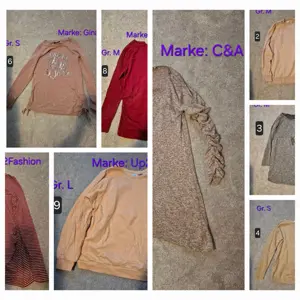 Umstandskleiderpaket Jacke, T-Shirts, Pullis, Autositz, Bauchband usw
