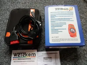 Wetekom OBD II Fehlerdiagnosegerät m. Grafikdisplay Scanner Profi Diagnose OVP Bild 4