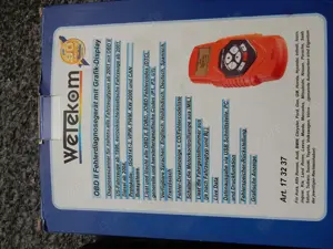 Wetekom OBD II Fehlerdiagnosegerät m. Grafikdisplay Scanner Profi Diagnose OVP Bild 3