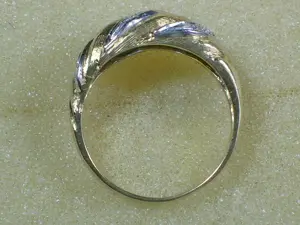 Ring Größe 18,4 - 58 750 - 18K Gold mit 7 Diamanten, massiv Bild 5