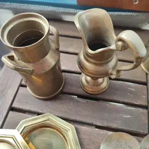 Massives Messing Krug und Fass