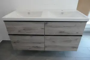 Waschtisch Burgbad B:1220 mit Unterschrank