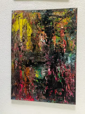 Acrylgemälde Abstrakt Unikat Org.Einzelstück VHS