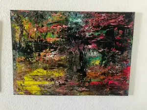 Acrylgemälde Abstrakt Unikat Org.Einzelstück VHS