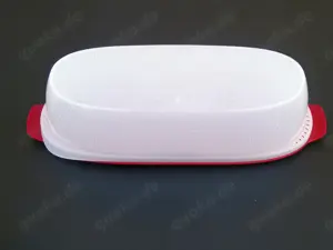 Tupperware Wurst-Theke A199 rot Aufbewahrung