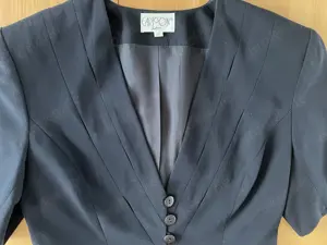 Blazer kurzarm, Sommerblazer, dunkelblau, Gr. 36 von Cartoon 