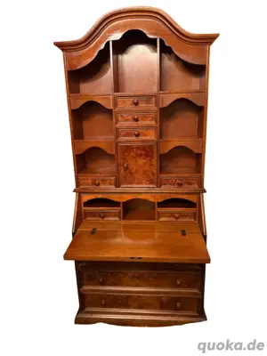 Italienisch Möbel,Sekretär, Nussbaum, Wurzelholz Biedermeier u.a.
