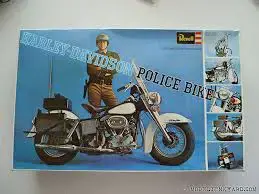 Modellbausatz  Bausatz  Revell Polizei-Motorrad Harley-Davidson 