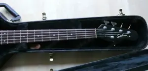 GODIN A5 Semiakustik-Bass, bundiert, schwarz Bild 4
