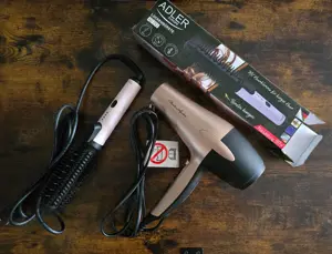Christina Aguilera Ionic Hair Dryer 2200W & ADLER Lockenstab