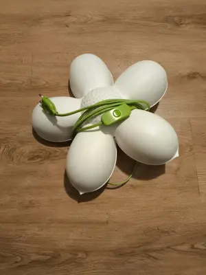 Ikea Wandleuchte Lampe Blomma weiß Blume 