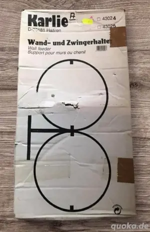 Wand. - Zwingerhalter - doppelt