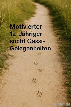 Motivierter 12-Jähriger sucht Gassi-Gelegenheiten