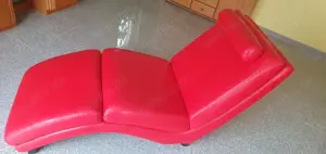 Designerliege rot