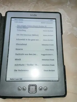 Amazon Kindle,1030 Bücher, 4.Generation,Hülle, Ebook Reader Bild 8