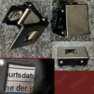 Mautner Dresden , Fadenzähler, Faltlupe, Miniatur Lupe