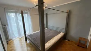 Stahlbett, Himmelbett, Doppelbett, Schlafzimmer, einzigartig & robust