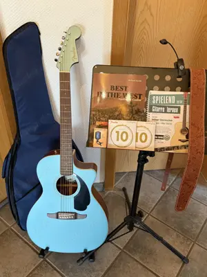 Fender Gitarre mit viel Zubehör neuwertig