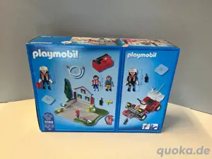 PLAYMOBIL 5169 Jubiläums-Kompakt Set  Feuerwehreinsatz mit Quad    Kleine Helden ganz groß!