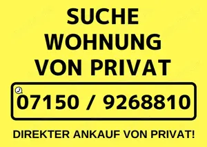 Suche Eigentumswohnung in Ludwigsburg von Privat