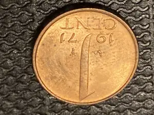 Münze Münzen Umlaufmünze Niederlande 1 Cent 1971