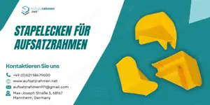 Stapelecken für Aufsatzrahmen