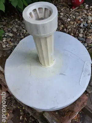 Sonnenschirmständer weiß rund