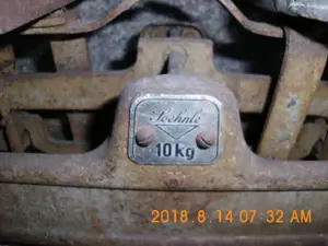 Waage alt 10 Kg von Soehnle mit großer Schütte Bild 5