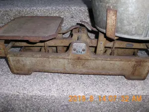 Waage alt 10 Kg von Soehnle mit großer Schütte Bild 4